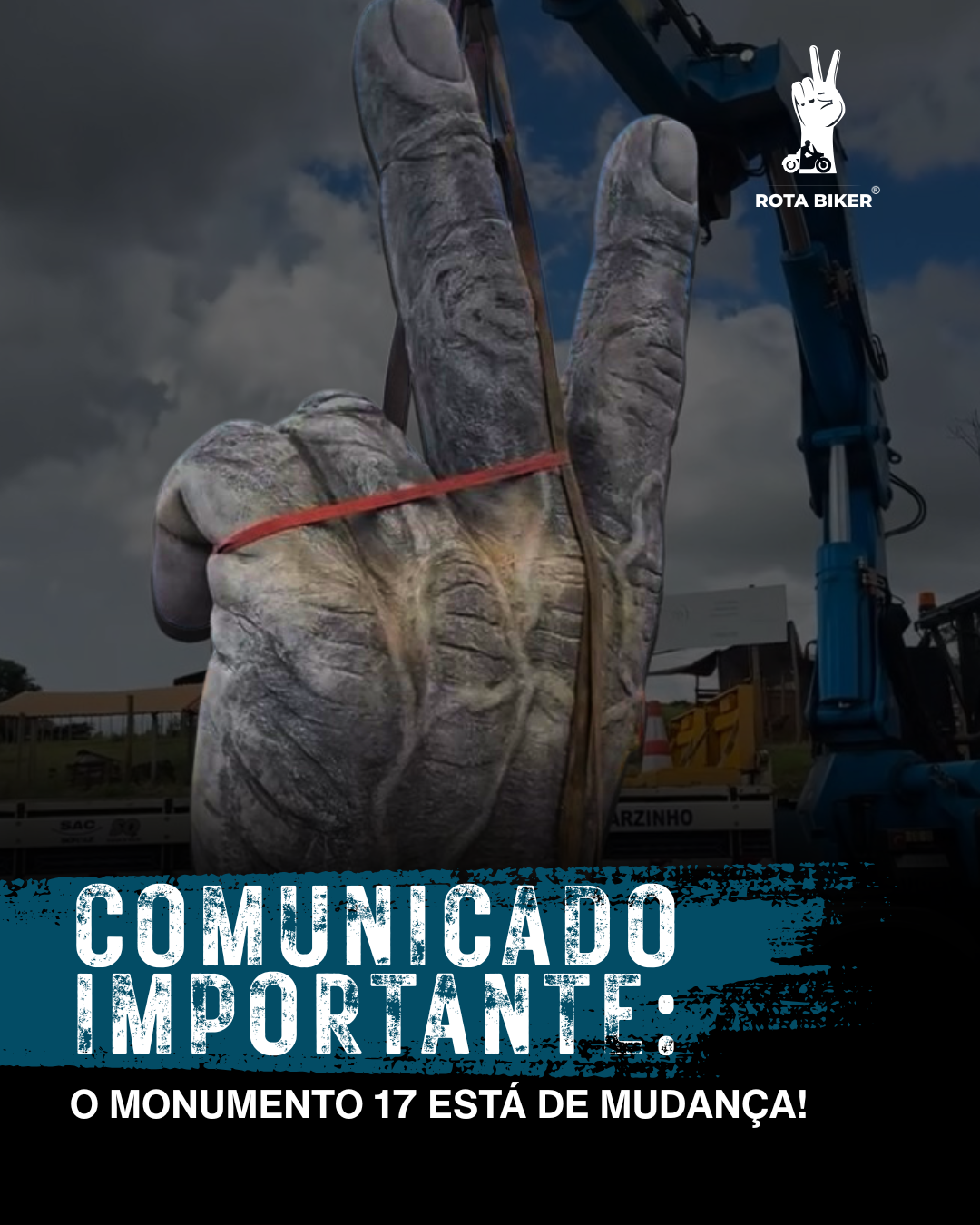 Mudança na Rota Biker: Monumento 17 ganha nova localização e guardião